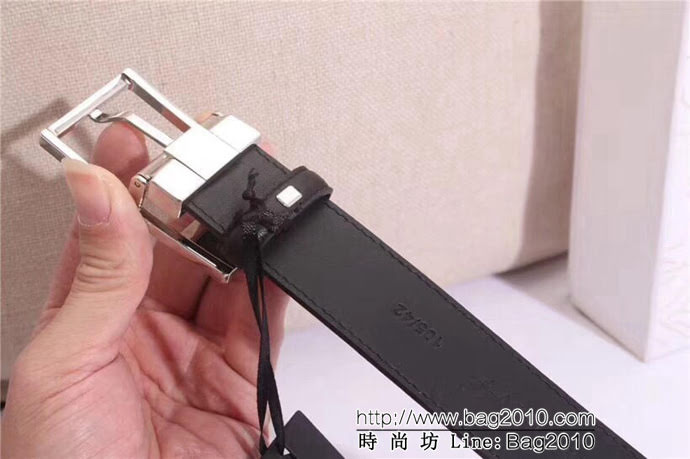 VERSACE範思哲 專櫃同款 原版美人圖扣頭 雙面進口原版小牛皮 男士皮帶  xfp1245